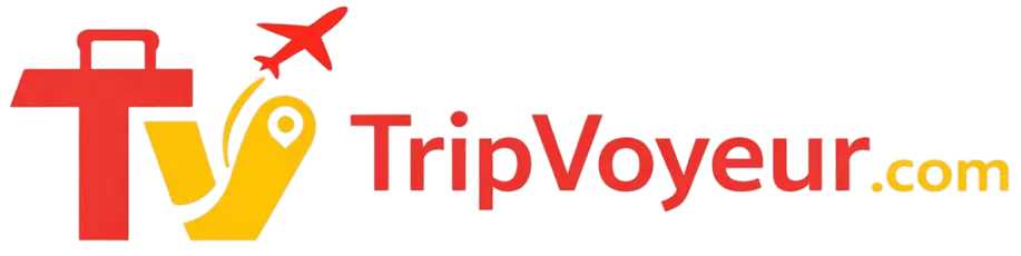 TripVoyeur logo in red text